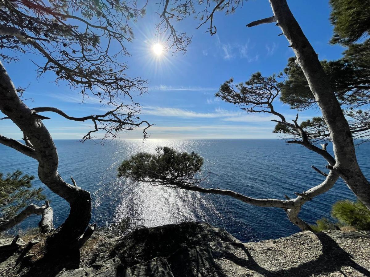 Appartement moderne en résidence privée face à la mer Hyères Esterno foto